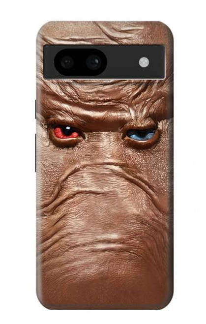 S3940 Peinture graphique Mad Face pour cuir Etui Coque Housse pour Google Pixel 8a