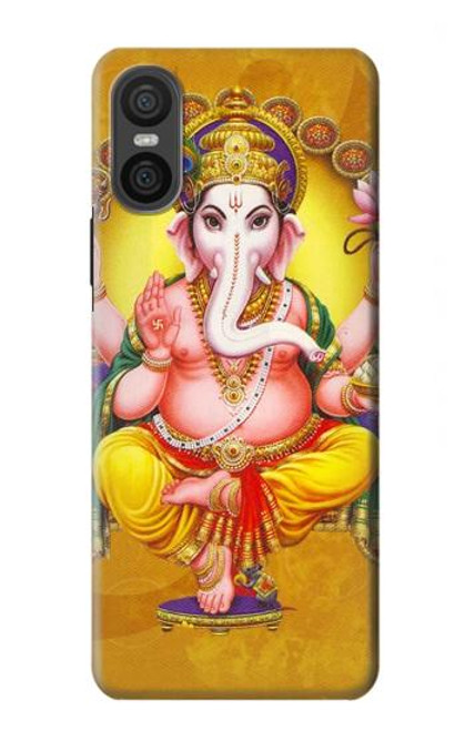 S0896 Ganesh Seigneur Dieu hindou Etui Coque Housse pour Sony Xperia 10 VI