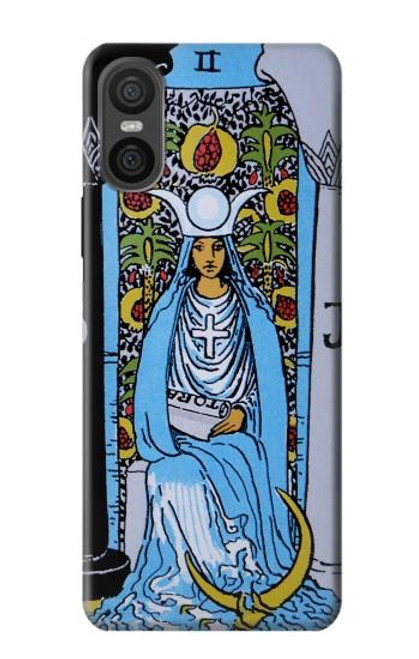 S2764 Papesse carte de tarot Etui Coque Housse pour Sony Xperia 10 VI
