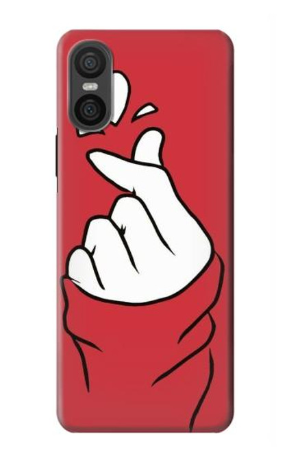 S3701 Mini signe d'amour de coeur Etui Coque Housse pour Sony Xperia 10 VI
