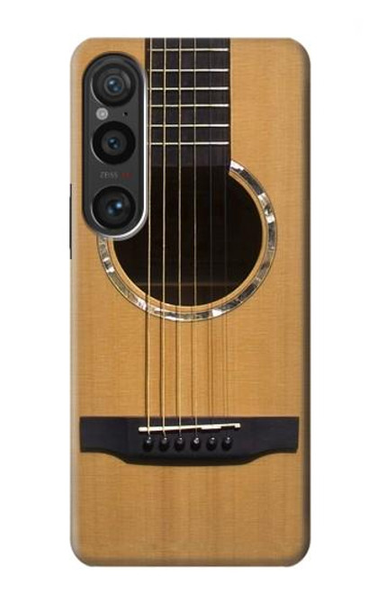 S0057 Guitare acoustique Etui Coque Housse pour Sony Xperia 1 VI