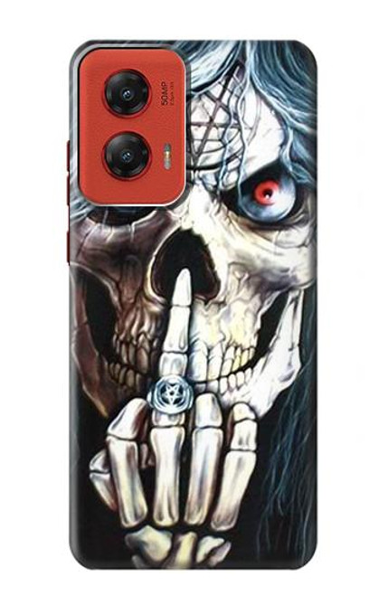 S0222 crâne Etui Coque Housse pour Motorola Moto G Stylus 5G (2024)