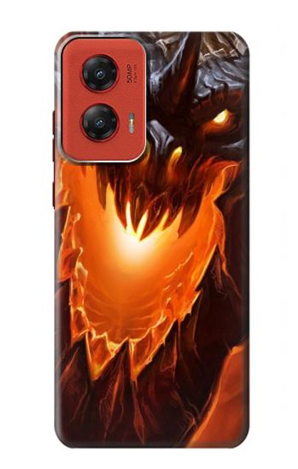 S0414 Dragon de feu Etui Coque Housse pour Motorola Moto G Stylus 5G (2024)