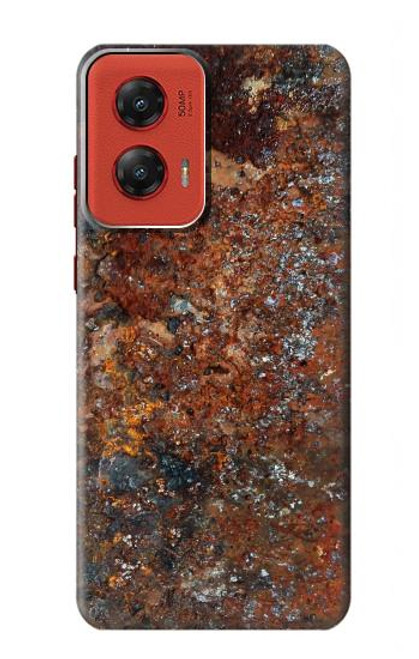 S2714 Rouille Texture acier imprimé graphique Etui Coque Housse pour Motorola Moto G Stylus 5G (2024)