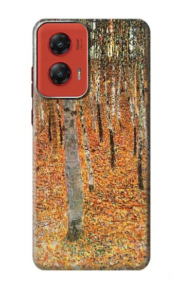 S3380 Gustav Klimt Bouleau Forêt Etui Coque Housse pour Motorola Moto G Stylus 5G (2024)