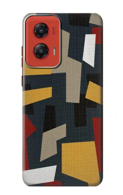 S3386 Résumé Tissu Texture Etui Coque Housse pour Motorola Moto G Stylus 5G (2024)