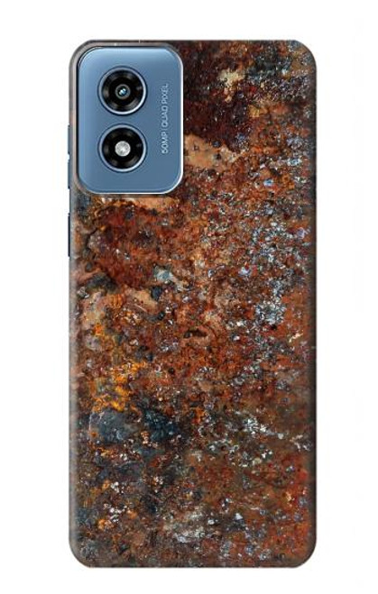 S2714 Rouille Texture acier imprimé graphique Etui Coque Housse pour Motorola Moto G Play 4G (2024)