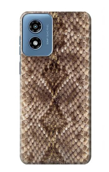 S2875 Rattle Serpent Imprimé graphique Peau Etui Coque Housse pour Motorola Moto G Play 4G (2024)