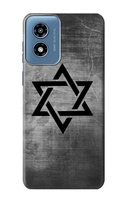 S3107 Judaïsme étoile de David Symbole Etui Coque Housse pour Motorola Moto G Play 4G (2024)