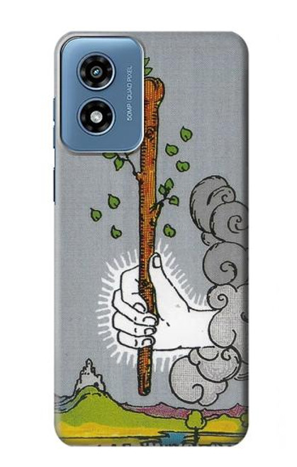 S3723 Carte de tarot l'âge des baguettes Etui Coque Housse pour Motorola Moto G Play 4G (2024)