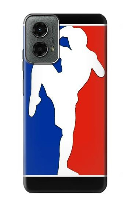 S2278 Muay Thai Kickboxing MMA art martial blanc Etui Coque Housse pour Motorola Moto G 5G (2024)