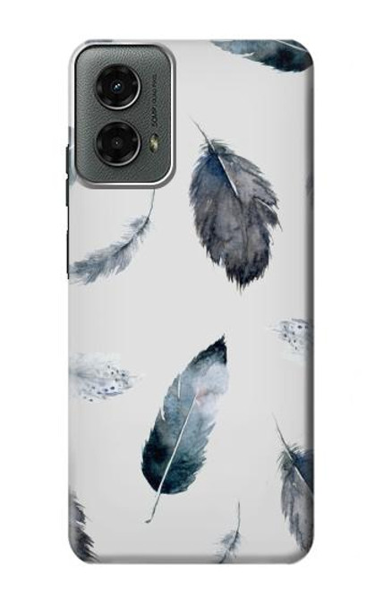 S3085 Motif de peinture Plume Etui Coque Housse pour Motorola Moto G 5G (2024)