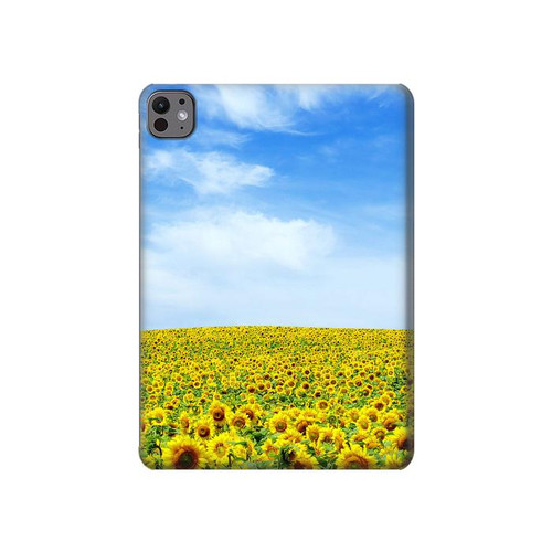 S0232 Tournesol Etui Coque Housse pour iPad Pro 11 (2024,2025)