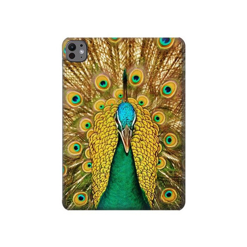 S0513 Paon Etui Coque Housse pour iPad Pro 11 (2024,2025)