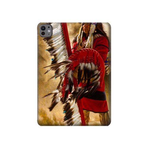 S0817 indien rouge Etui Coque Housse pour iPad Pro 11 (2024,2025)