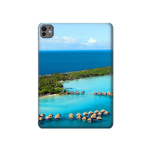 S0844 Bora Bora Etui Coque Housse pour iPad Pro 11 (2024,2025)