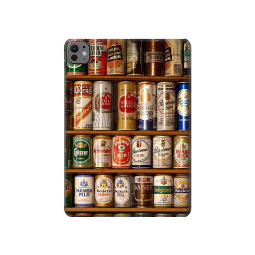S0983 Collection de Canettes de bière Etui Coque Housse pour iPad Pro 11 (2024,2025)