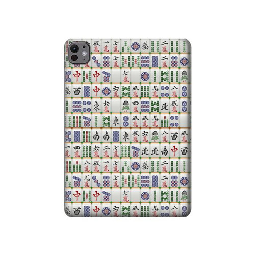 S1051 Mahjong Etui Coque Housse pour iPad Pro 11 (2024,2025)