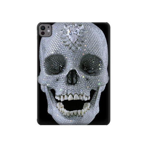 S1286 Crâne de diamant Etui Coque Housse pour iPad Pro 11 (2024,2025)