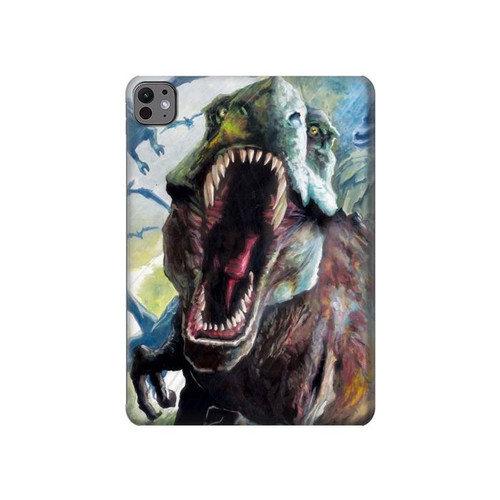 S1453 Dinosaur Trex Tyrannosaurus Rex Etui Coque Housse pour iPad Pro 11 (2024,2025)