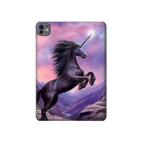 S1461 Licorne Fantaisie Cheval Etui Coque Housse pour iPad Pro 11 (2024,2025)