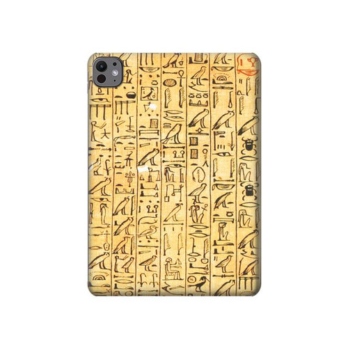 S1625 Textes des Sarcophages égyptiens Etui Coque Housse pour iPad Pro 11 (2024,2025)