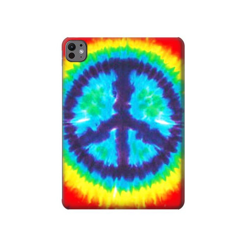 S1870 Tie Dye Paix Etui Coque Housse pour iPad Pro 11 (2024,2025)