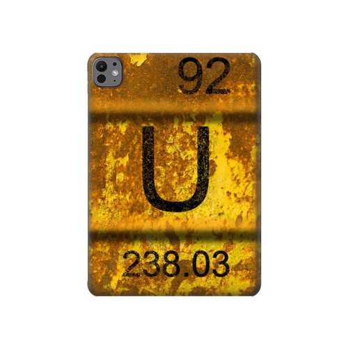 S2447 Vieux nucléaire d'uranium Rusty déchets Baril Etui Coque Housse pour iPad Pro 11 (2024,2025)