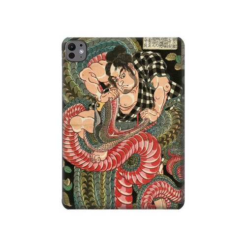 S2469 108 héros de Suikoden Saginoike Heikuro Etui Coque Housse pour iPad Pro 11 (2024,2025)