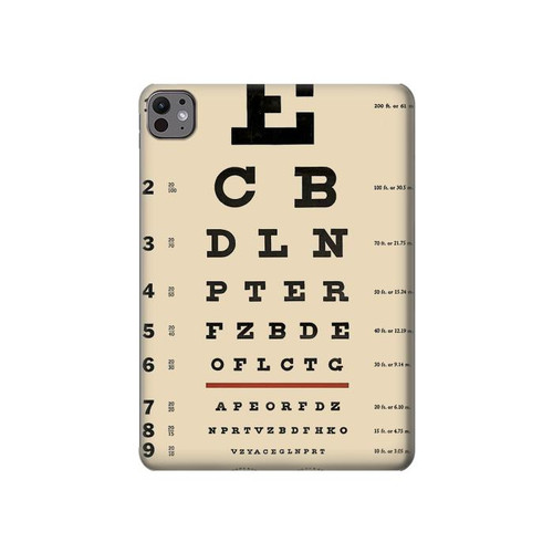 S2502 Tableau d'examen des yeux Etui Coque Housse pour iPad Pro 11 (2024,2025)