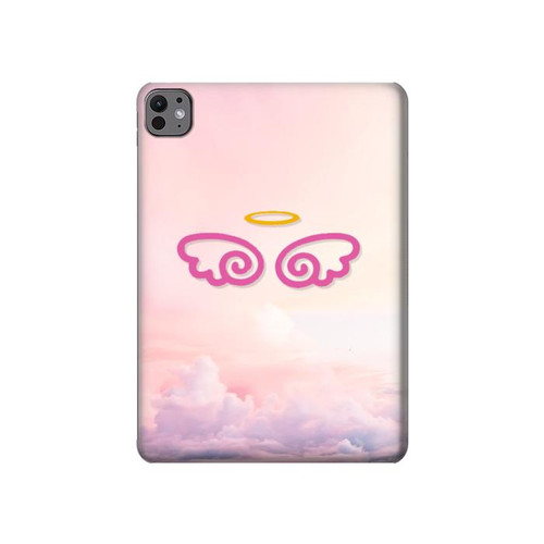 S2514 Ailes Ange mignon Etui Coque Housse pour iPad Pro 11 (2024,2025)