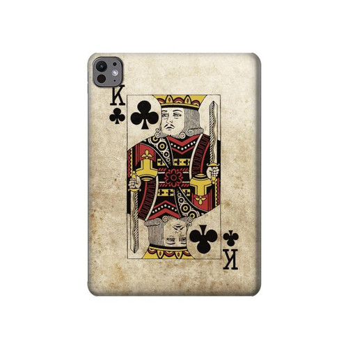 S2528 Poker King Carte Etui Coque Housse pour iPad Pro 11 (2024,2025)