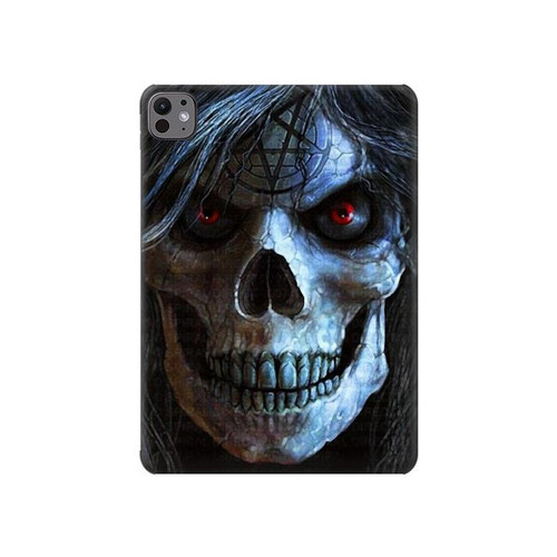 S2585 Mal mort Crâne Pentacle Etui Coque Housse pour iPad Pro 11 (2024)