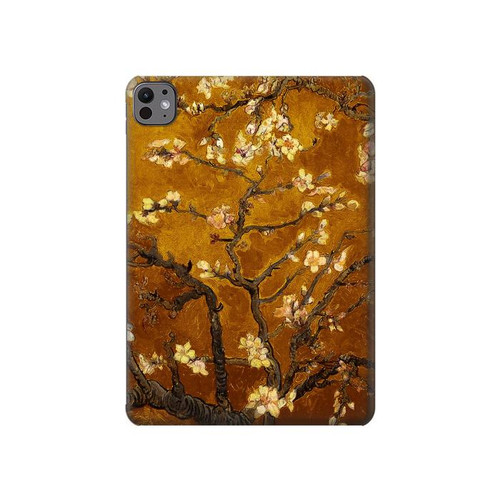 S2663 Fleur jaune Amandier Van Gogh Etui Coque Housse pour iPad Pro 11 (2024,2025)