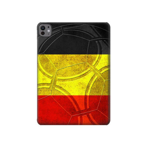 S2965 Belgique Football Football Etui Coque Housse pour iPad Pro 11 (2024,2025)