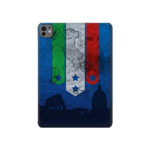S2983 Italie Football Football Etui Coque Housse pour iPad Pro 11 (2024,2025)