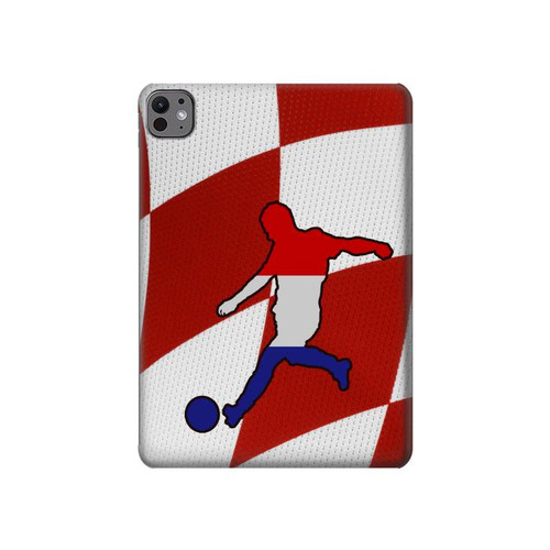 S2993 Croatie Football Football Etui Coque Housse pour iPad Pro 11 (2024,2025)