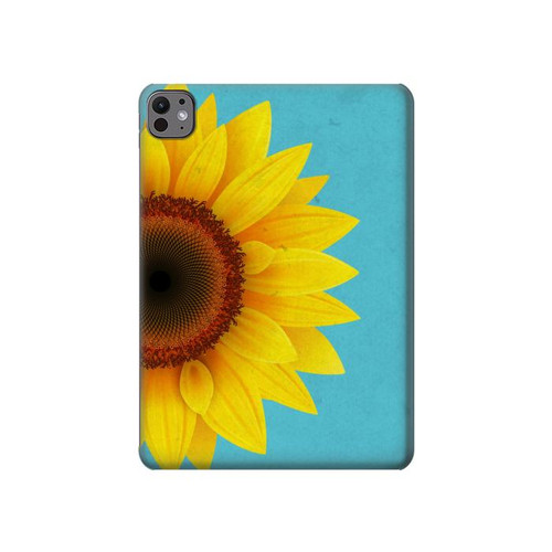 S3039 Tournesol Bleu millésimé Etui Coque Housse pour iPad Pro 11 (2024,2025)