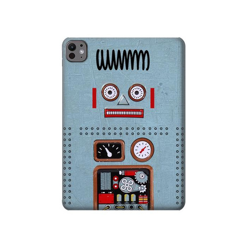 S3040 Retro Robot Jouet Etui Coque Housse pour iPad Pro 11 (2024,2025)