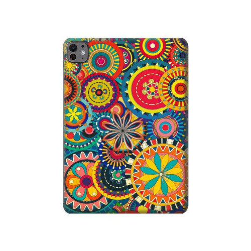 S3272 Motif coloré Etui Coque Housse pour iPad Pro 11 (2024,2025)