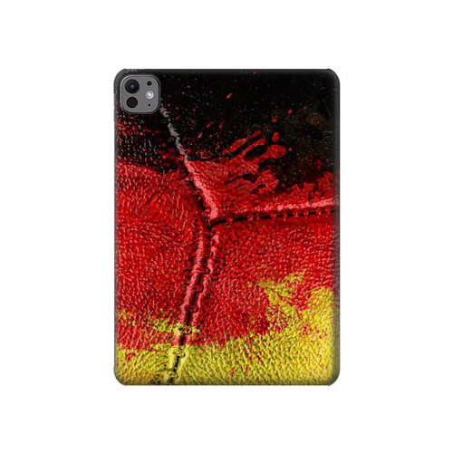 S3303 Allemagne Drapeau graphique Football Millésime Etui Coque Housse pour iPad Pro 11 (2024,2025)