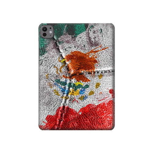 S3314 Mexique Drapeau Vinatage Football Graphique Etui Coque Housse pour iPad Pro 11 (2024)