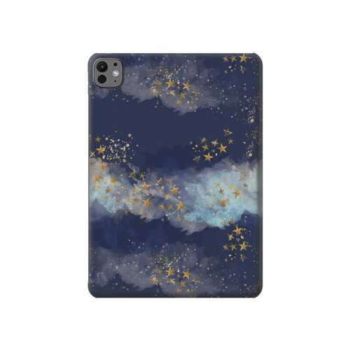 S3364 Ou Ciel Étoile Etui Coque Housse pour iPad Pro 11 (2024)