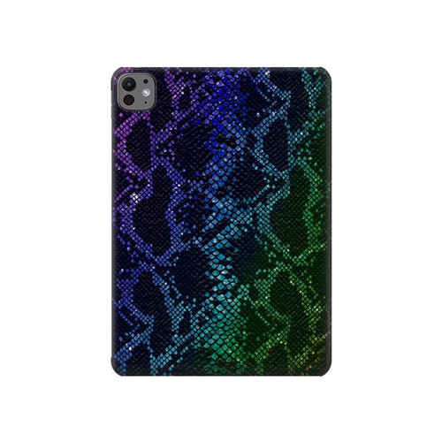 S3366 Arc en ciel Python graphique Imprimer Peau Etui Coque Housse pour iPad Pro 11 (2024,2025)