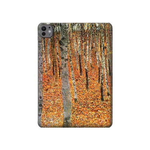S3380 Gustav Klimt Bouleau Forêt Etui Coque Housse pour iPad Pro 11 (2024,2025)