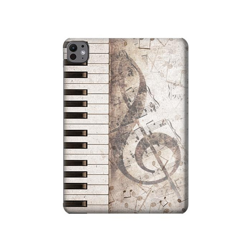 S3390 Note de musique Etui Coque Housse pour iPad Pro 11 (2024,2025)