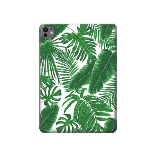 S3457 Papier Palm Monstera Etui Coque Housse pour iPad Pro 11 (2024,2025)