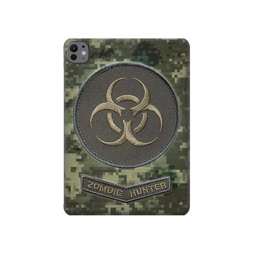 S3468 Biohazard Zombie Hunter Graphic Etui Coque Housse pour iPad Pro 11 (2024,2025)