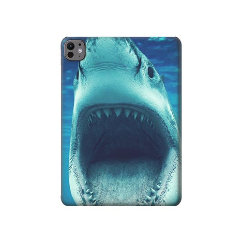 S3548 Requin-tigre Etui Coque Housse pour iPad Pro 11 (2024,2025)