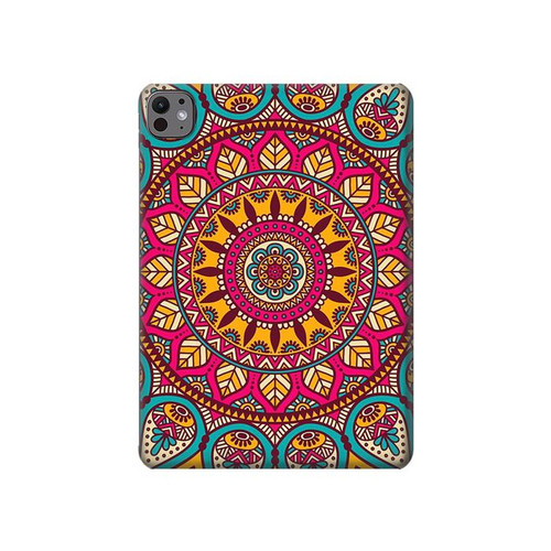 S3694 Modèle d'art hippie Etui Coque Housse pour iPad Pro 11 (2024,2025)